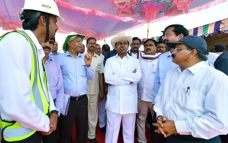 CM KCR visited Kaleshwaram Project 01