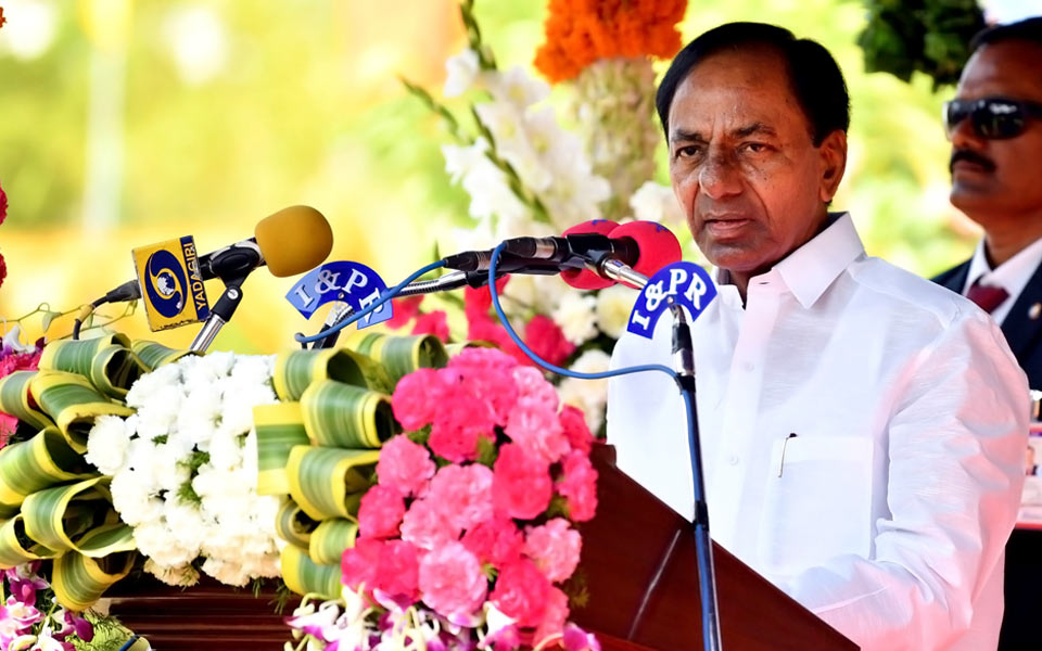 CM KCR-participated in Telangana Formation Day celebrations at the Public Gardens, Nampally-02-06-2019-03