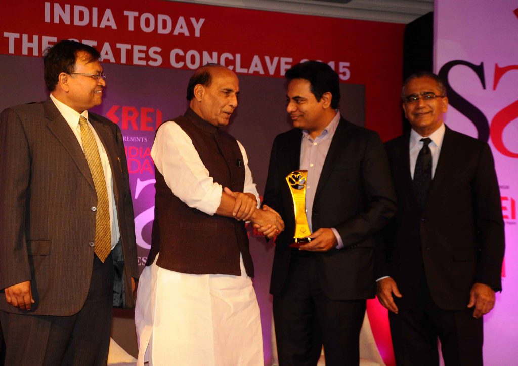 Telangana gets Award for Inclusive Development