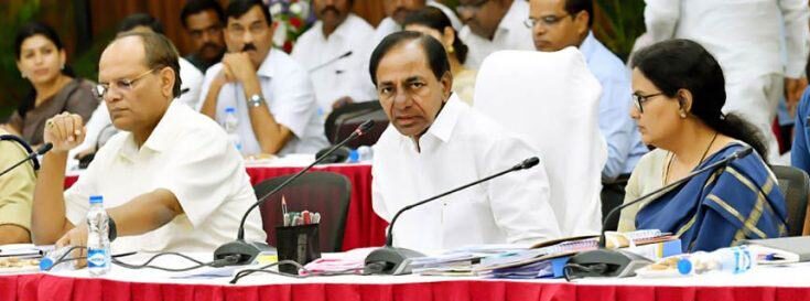 CM-KCR-addressing-in-high-level-emergency-meeting-on-coronavirus-19-03-2020