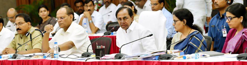 CM-KCR-addressing-in-high-level-emergency-meeting-on-coronavirus-19-03-2020