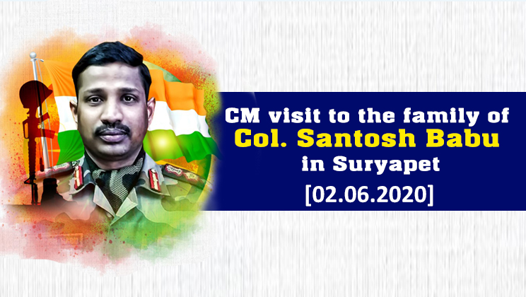 CM-Sri-KCR-visit-to-the-family-of-martyr-Colonel-Santosh-Babu-in-Suryapet-22-06-2020