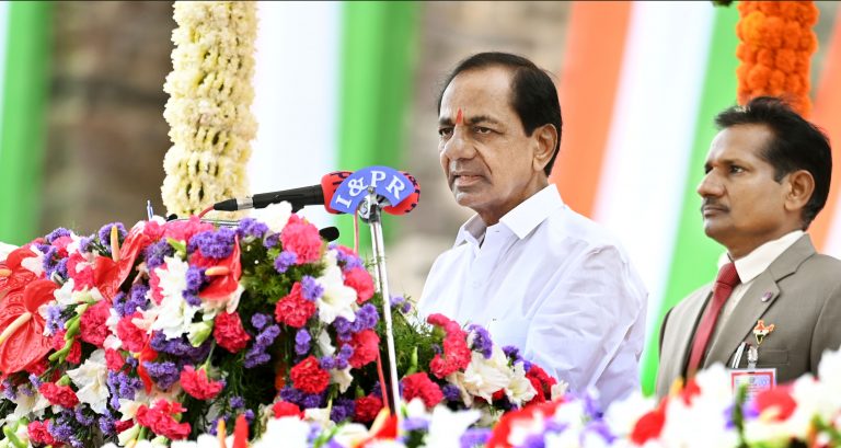 CM Sri KCR’s speech at the Independence Day celebrations at Golconda