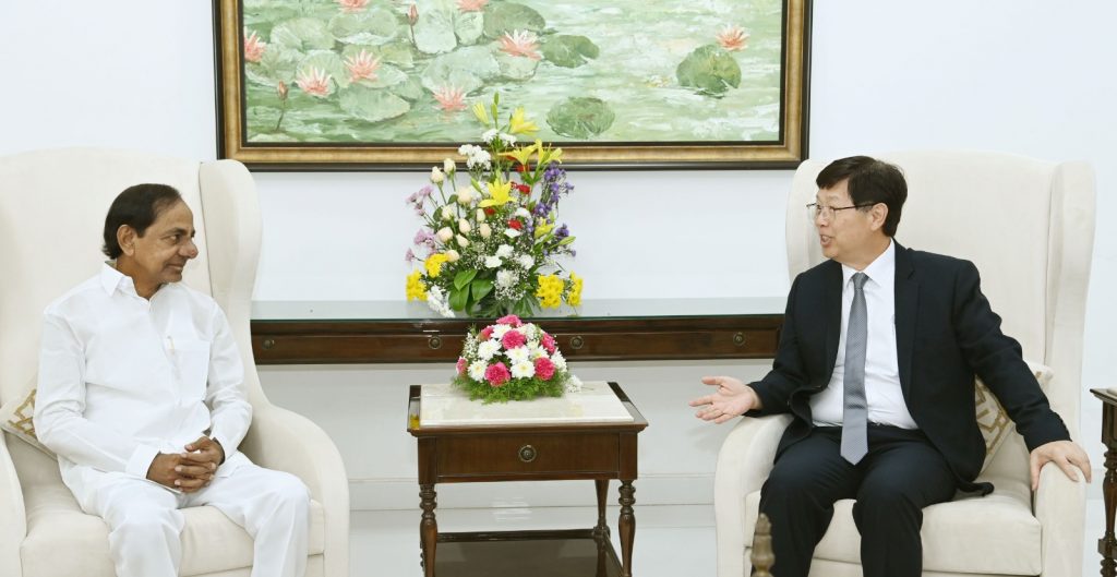 Hon Hai Foxconn delegation met CM