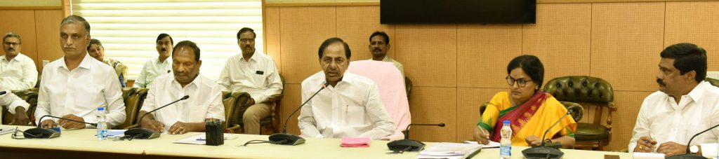 CM-KCR-review-on-the-arrangements-of-Dr.-BR.-Ambedkar-statue-unveiling