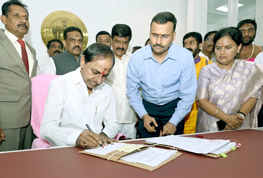 Inauguration of Dr. B.R. Ambedkar Telangana State Secretariat