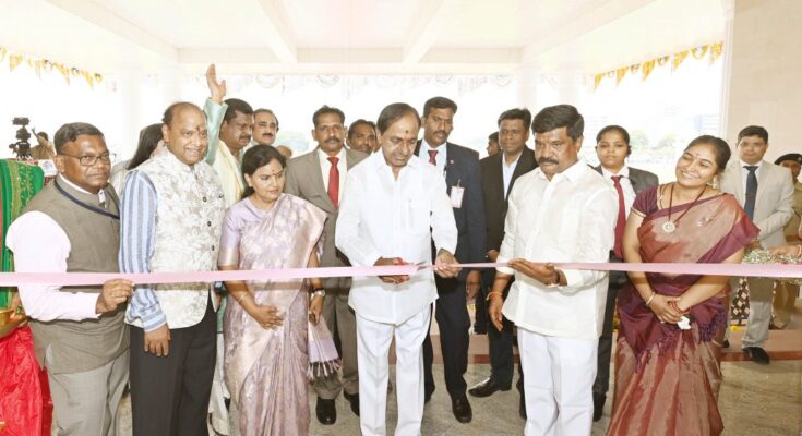 Inauguration-of-Dr.-B.R.-Ambedkar-Telangana-State-Secretariat