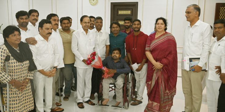 CM KCR Increases Disability Pension to Rs 4016