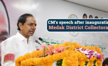 CM tour of Medak Dist.