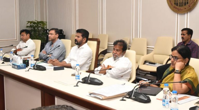 CM-Revanth-Reddy-held-a-review-meeting-with-Musi-Riverfront-Development-Corporation