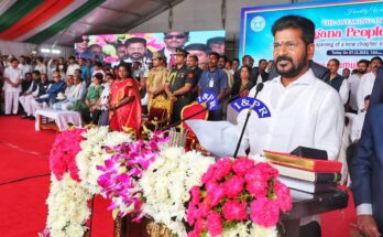 CM-designate Sri Anumula Revanth Reddy took oath as the Chief Minister of Telangana-07-12-2023